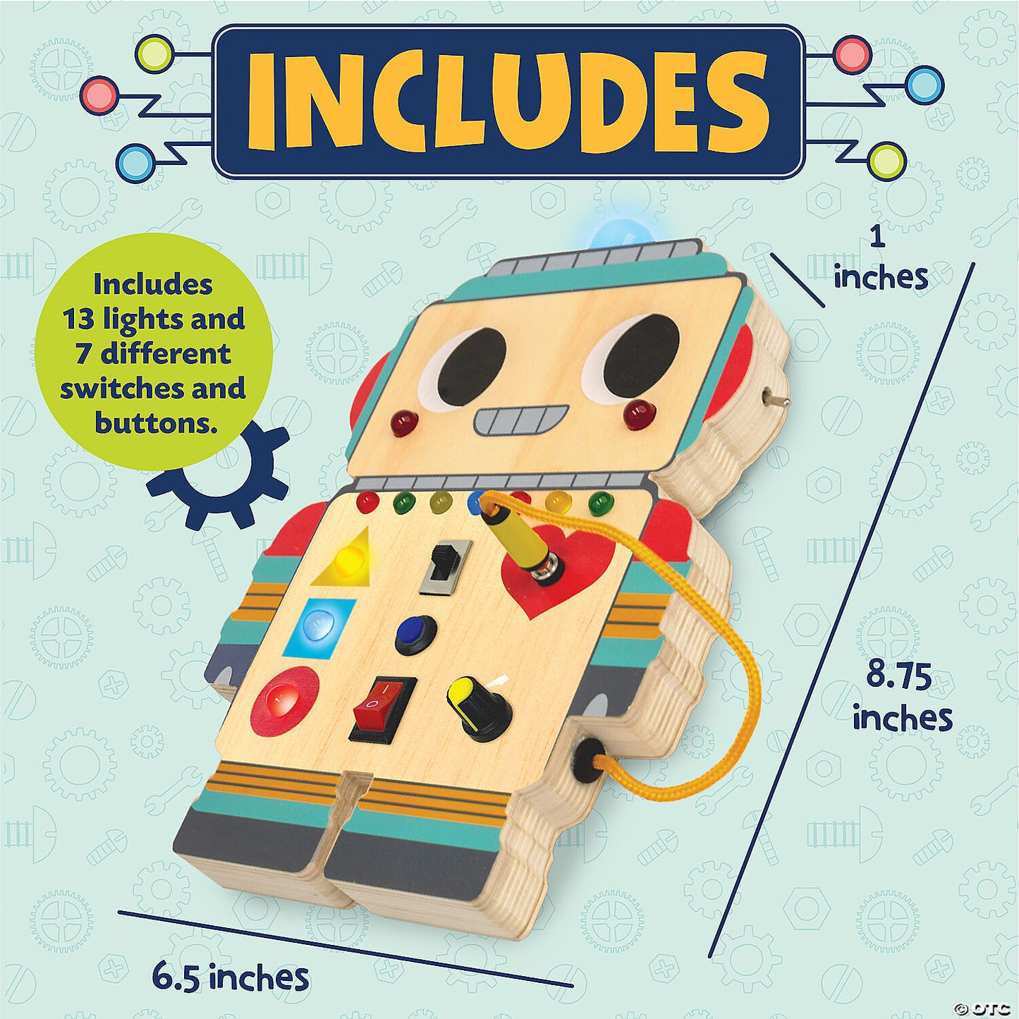 Blinkity Bot Light Up Busy Board