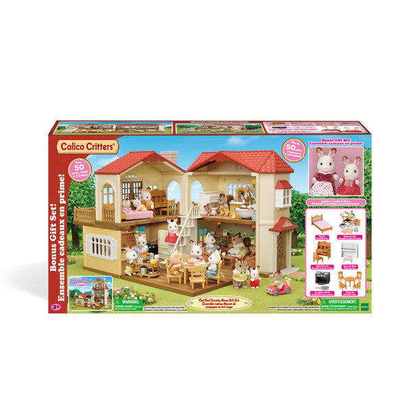Red Roof Country Home Gift Set (PICKUP/Delivery ONLY)