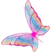 Glitter Rainbow Wings Hot Pink
