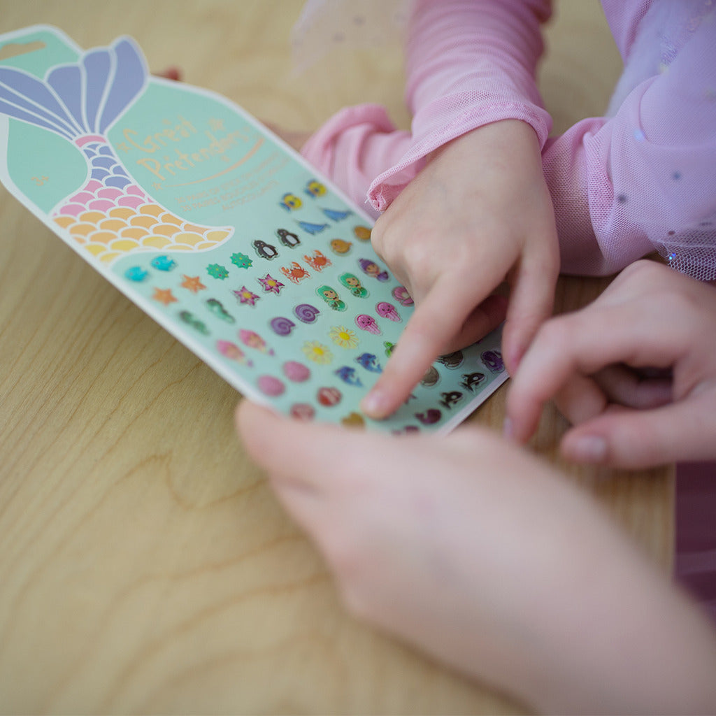 Mermaid Sticker Earring, 30 Pairs