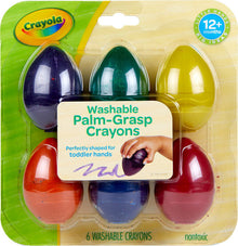 6 Ct. My First Crayola Washable Egg Crayons