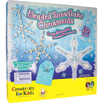 Beaded Snowflake Ornaments