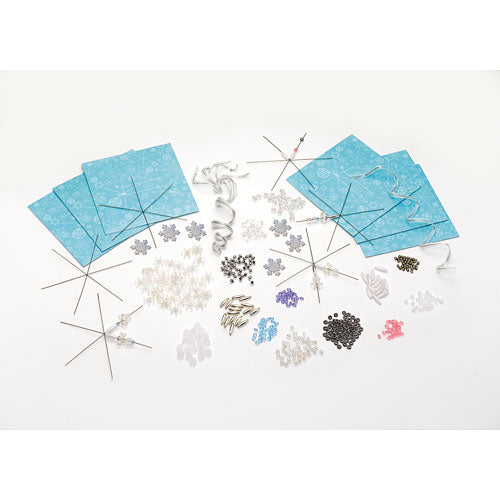 Beaded Snowflake Ornaments