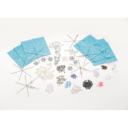 Beaded Snowflake Ornaments