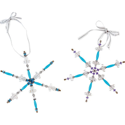 Beaded Snowflake Ornaments