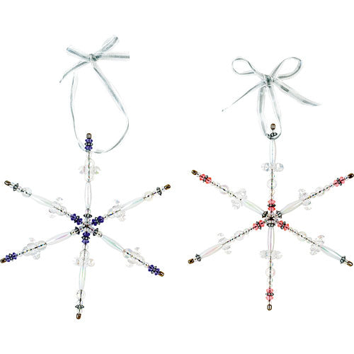 Beaded Snowflake Ornaments