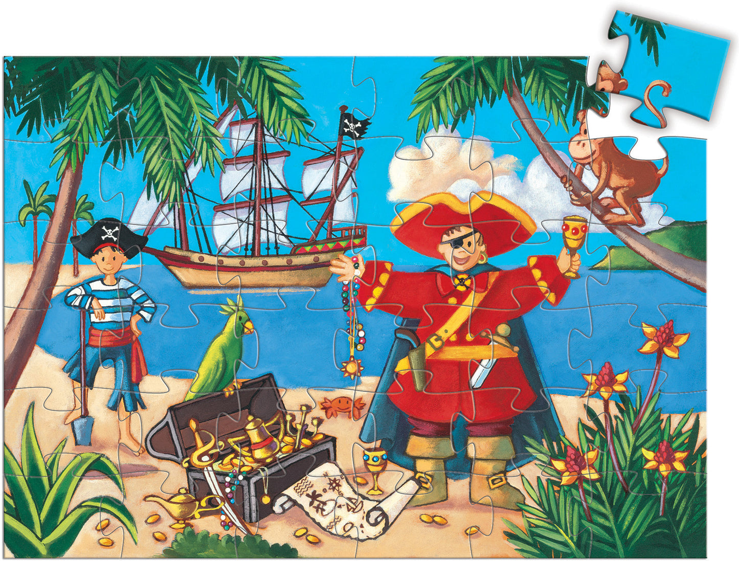 The Pirate And His Treasure 36pc Puzzle