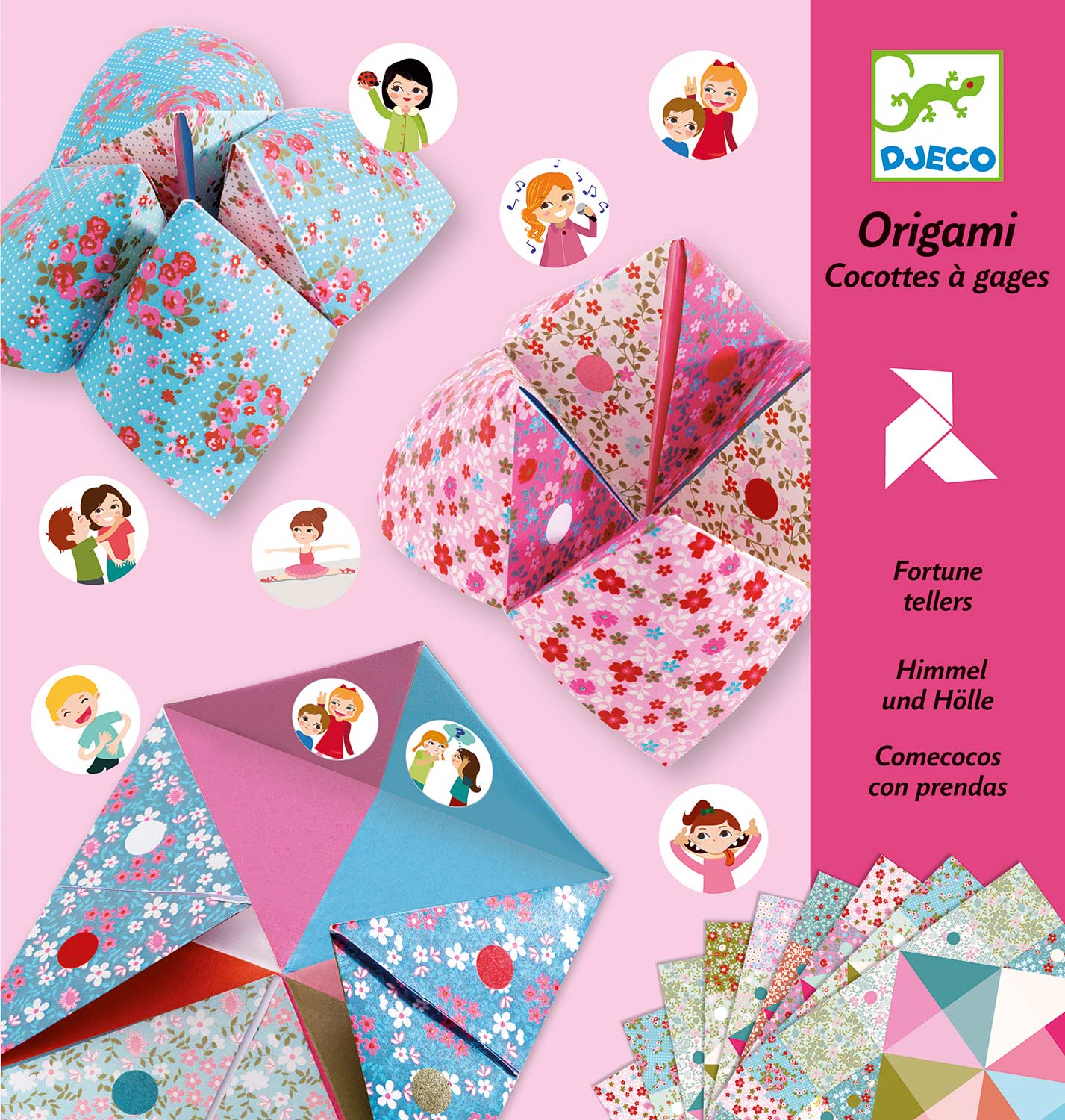 Origami Fortune Tellers - Flowers