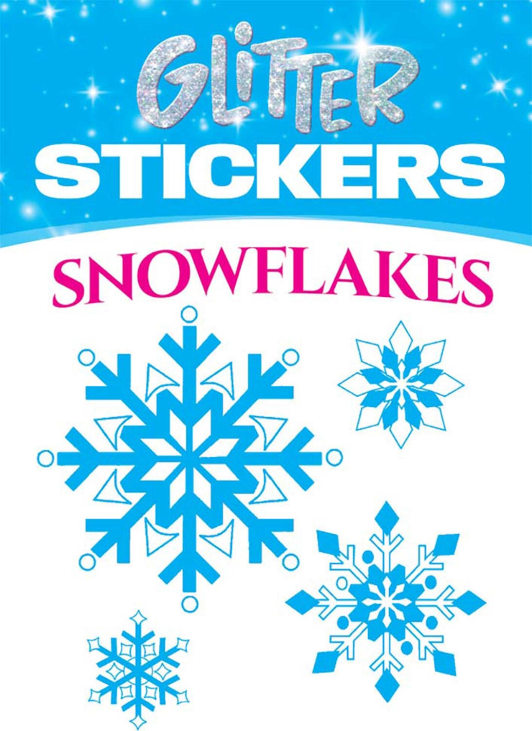 Glitter Snowflakes Stickers