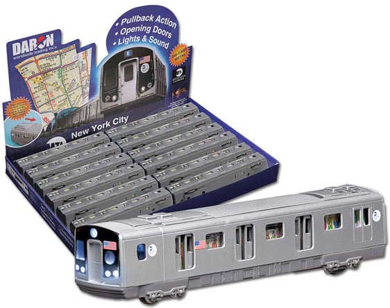 Mta Pullback Subway Car Die-cast