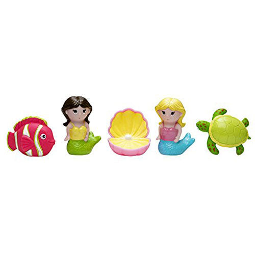 Mermaid Party Bath Squirties Elegant Baby 5 Piece