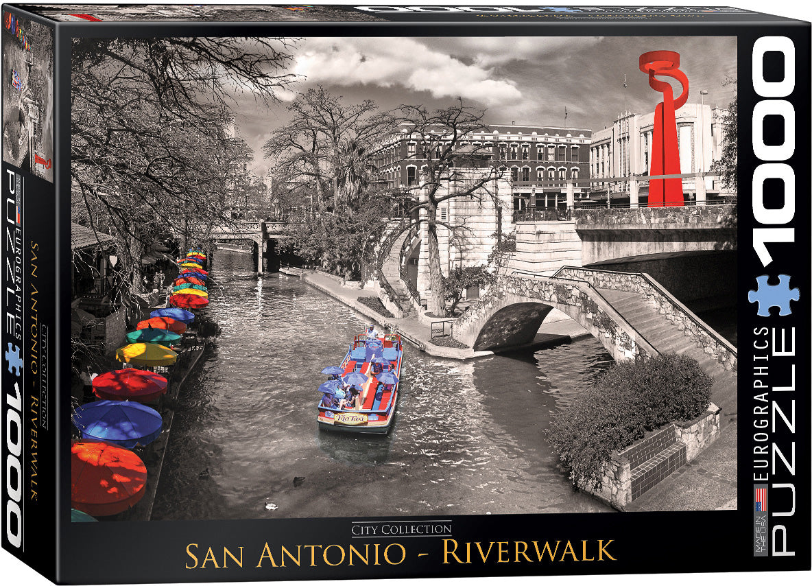 City Photography 1000pc Puzzle San Antonio Riverwalk