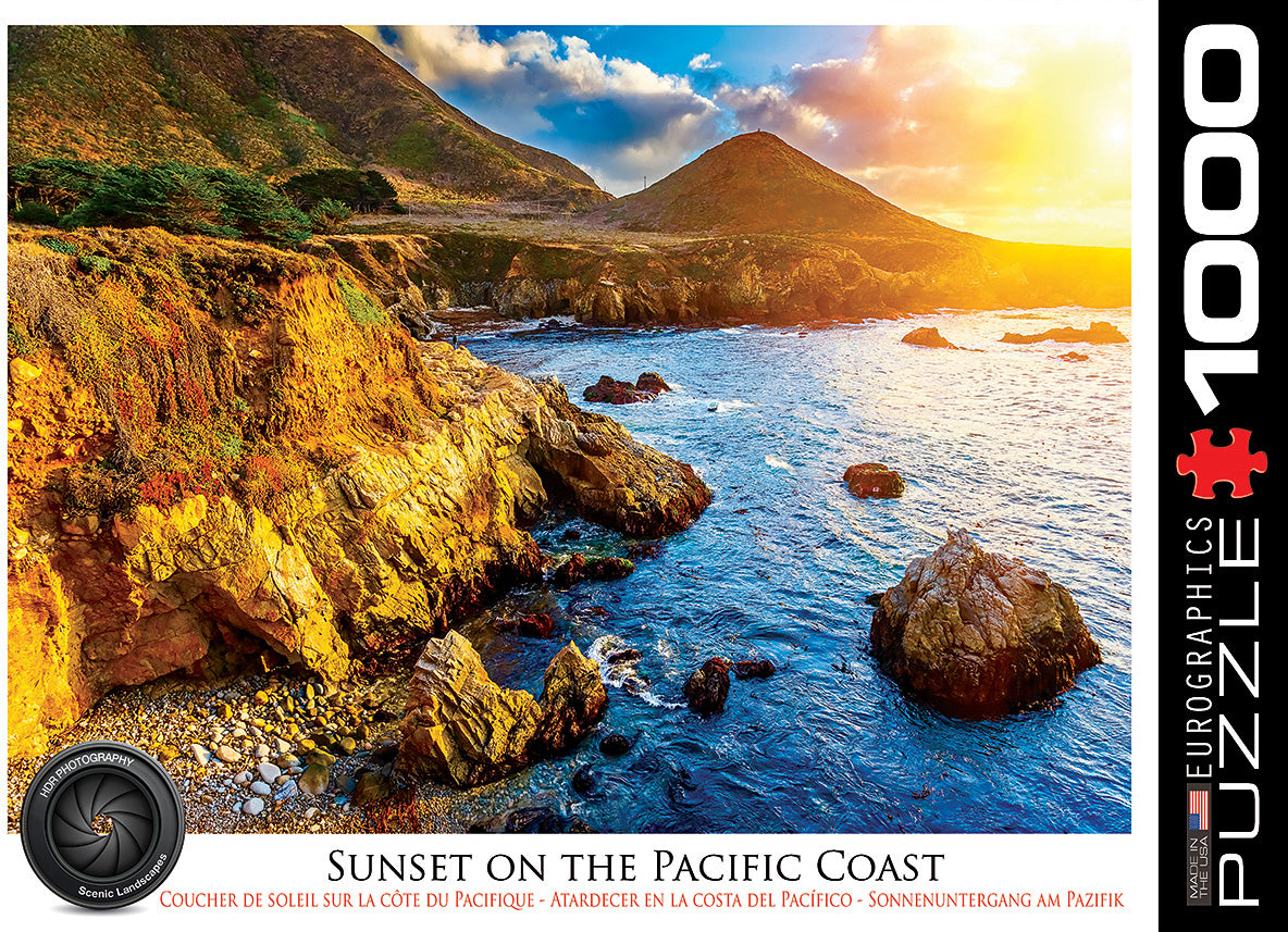 Sunset on the Pacific 1000pc Puzzle