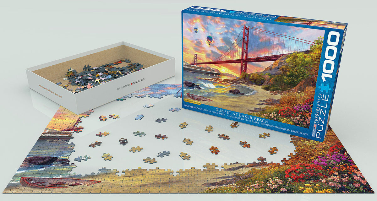 Sunset at Baker Beach California 1000pc Puzzle