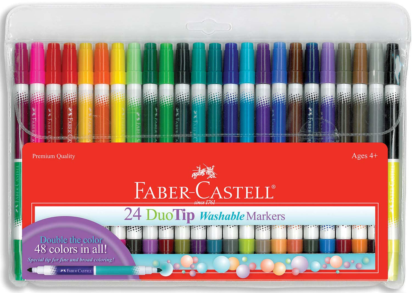 24ct Duo Tip Washable Markers (48 colors)