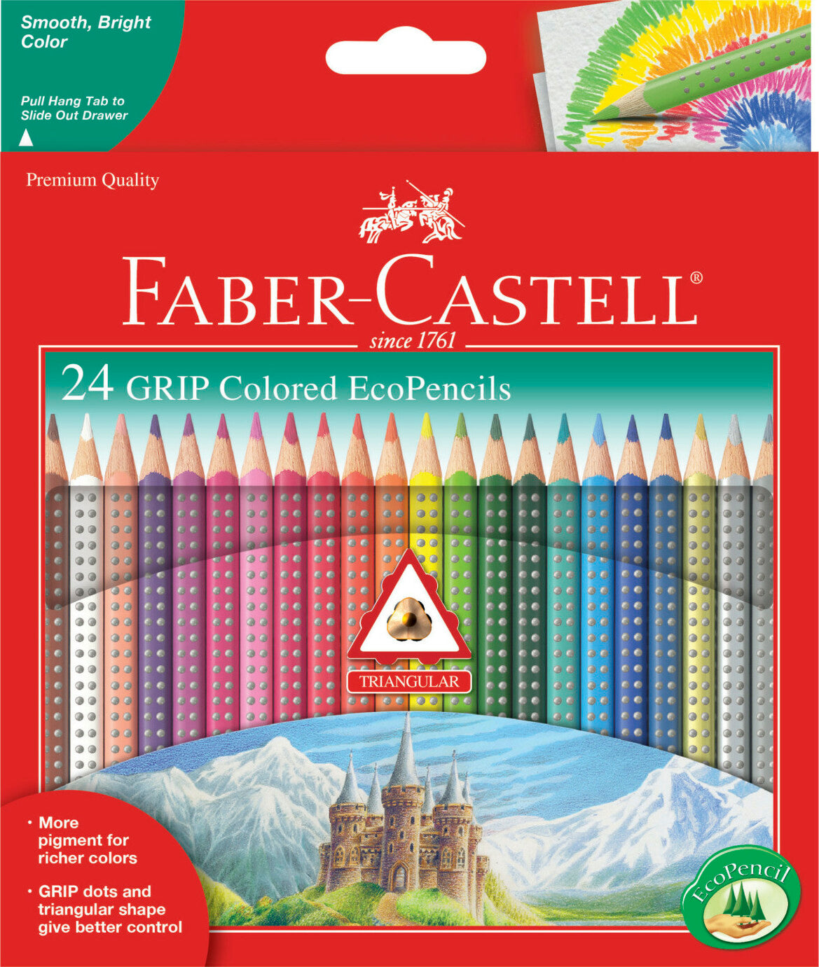 24 ct GRIP Colored EcoPencils