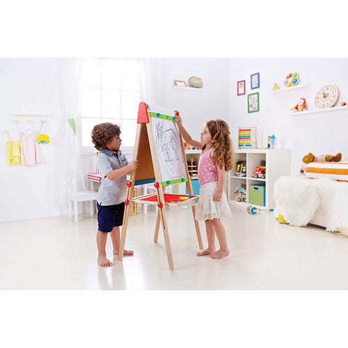 All-in-1 Double Sided Wooden Easel