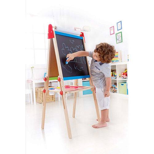 All-in-1 Double Sided Wooden Easel
