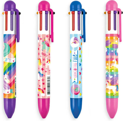 6 Click Pens - Unique Unicorns (Assorted)