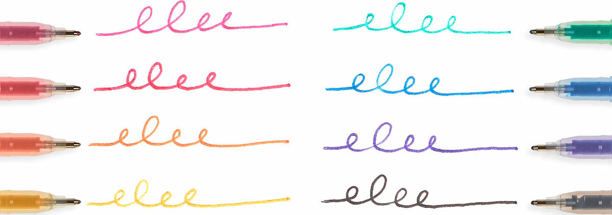 Radiant Writers Glitter Gel Pens