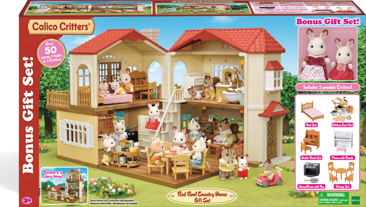 Red Roof Country Home Gift Set (PICKUP/Delivery ONLY)