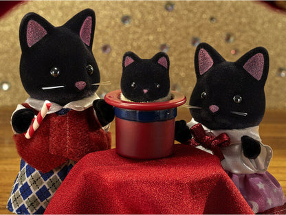Midnight Cat Family Calico Critters