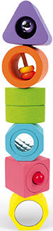 Wood Shapes & Sounds 6-Block Puzzle