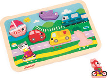 Chunky Wooden Vehicles Puzzles