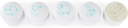 Set Of 5 Stampinoo Baby Farm