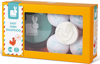 Set Of 5 Stampinoo Baby Farm