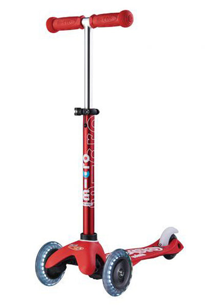 Mini Red LED Micro Deluxe Scooter