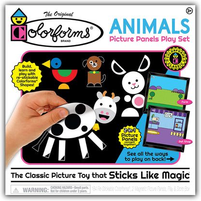 Colorforms Animals Picture Panels Play Set