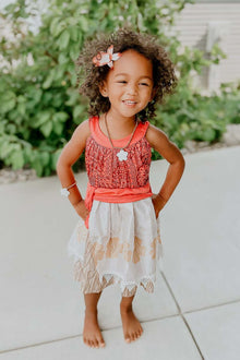 Polynesian Princess With Hair Clip - Small