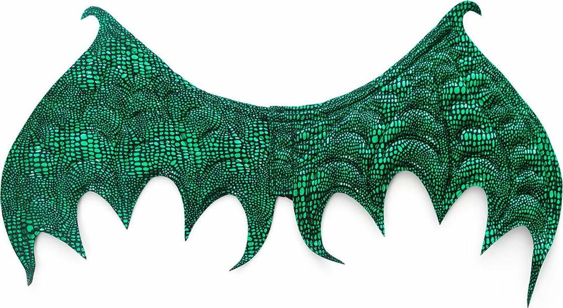 Green Dragon Wings & Mask Set