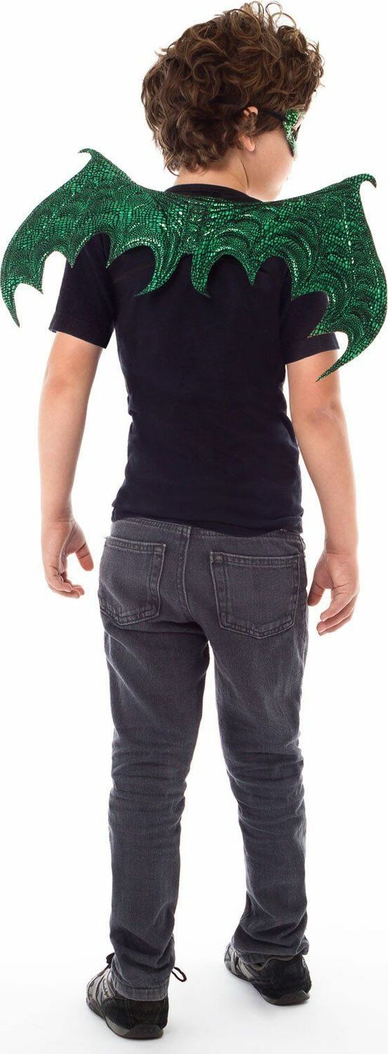 Green Dragon Wings & Mask Set