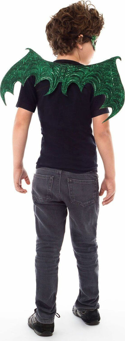 Green Dragon Wings & Mask Set