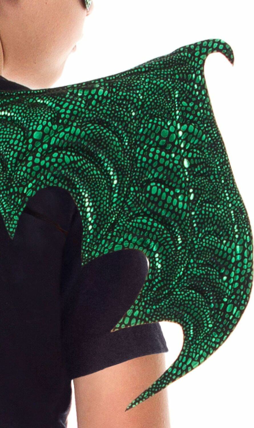 Green Dragon Wings & Mask Set