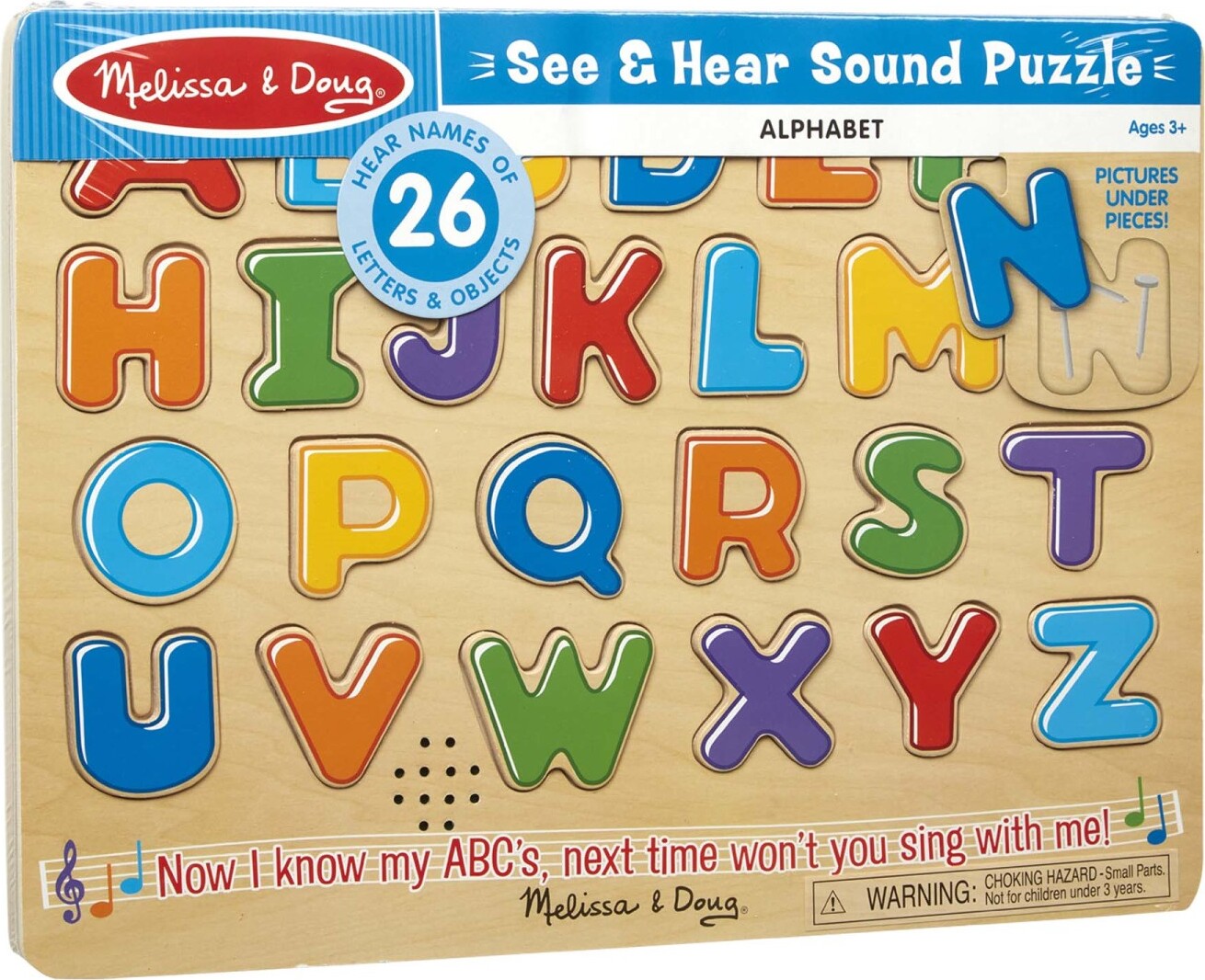 めぐページABC Alphabet Sound Puzzle - 26 Pieces – Cheeky Monkey Toys