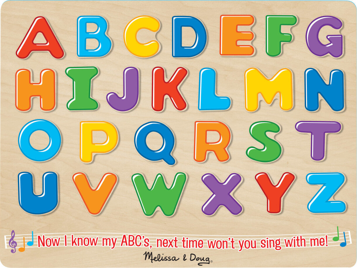 めぐページABC Alphabet Sound Puzzle - 26 Pieces – Cheeky Monkey Toys