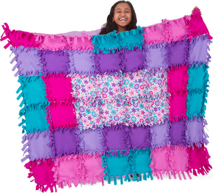 Created by Me! Flower Fleece Quilt