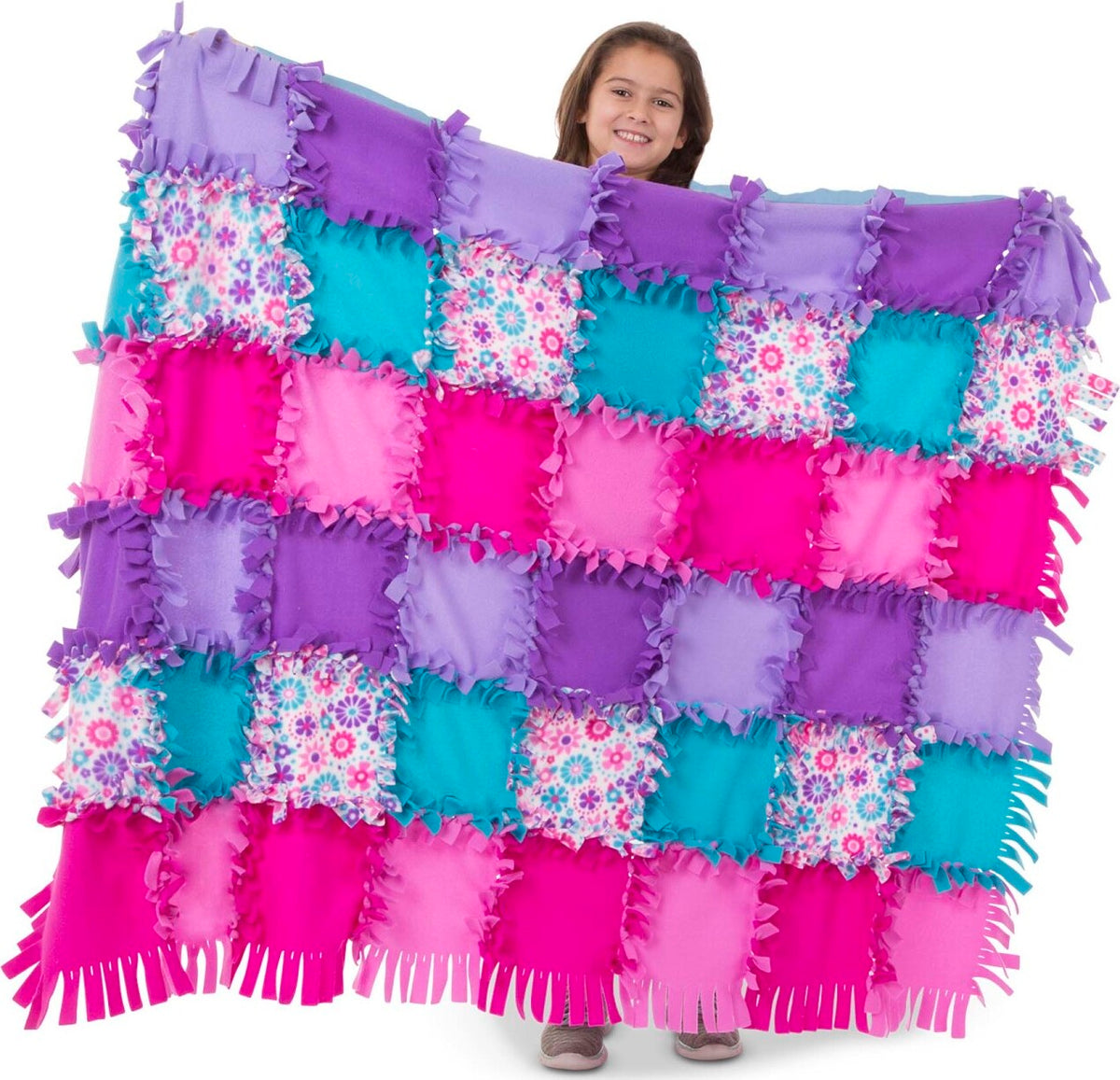 Created by Me! Flower Fleece Quilt