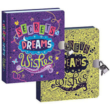 Secrets, Dreams and Wishes Glow in the Dark Lock and Key Diary