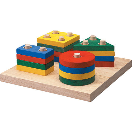Geometric Sorting Board – Cheeky Monkey Toys