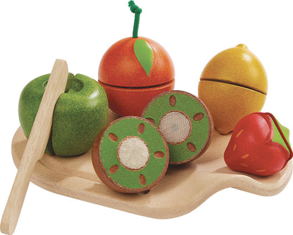Assorted Wooden Fruits Set