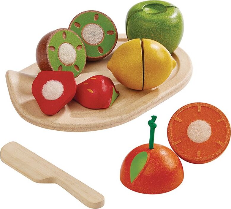 Assorted Wooden Fruits Set
