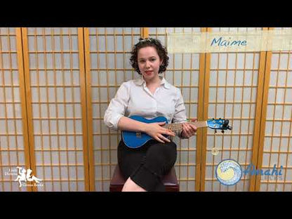 Blue Flower Soprano Ukulele