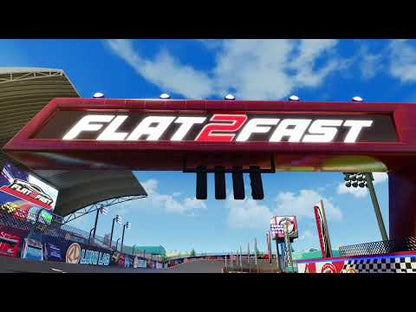 Flat 2 Fast Card Racers (Red)