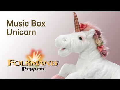 Unicorn, Music Box Puppet