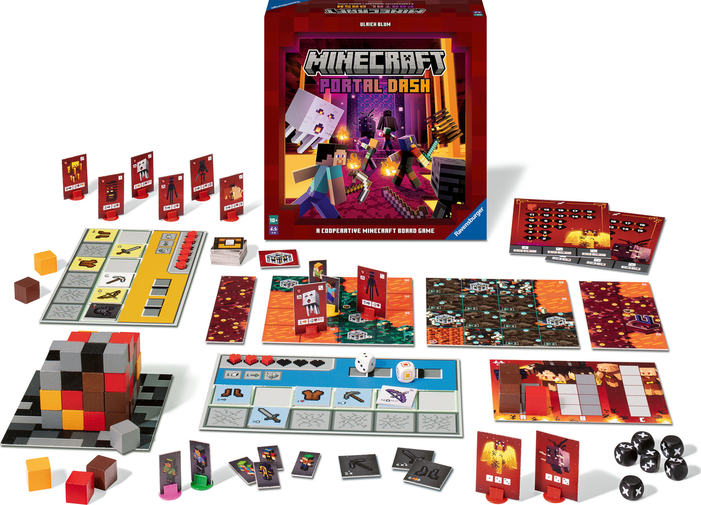 Minecraft Fighters & Friends Board Game