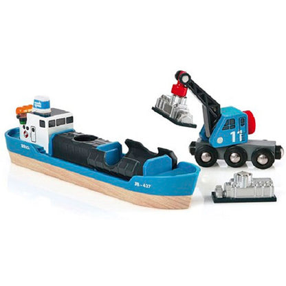 BRIO Freight Ship and Crane